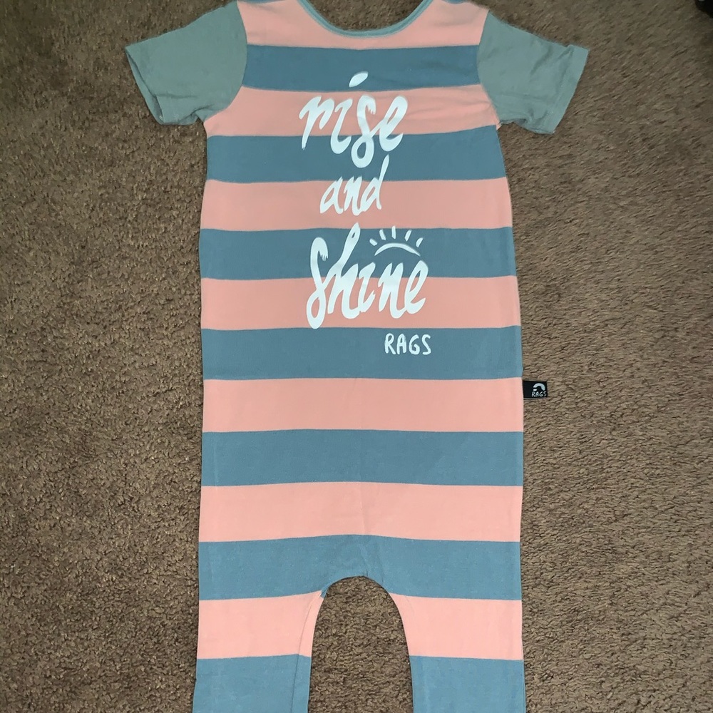 Rags to raches rise and shine stripped rag 2t